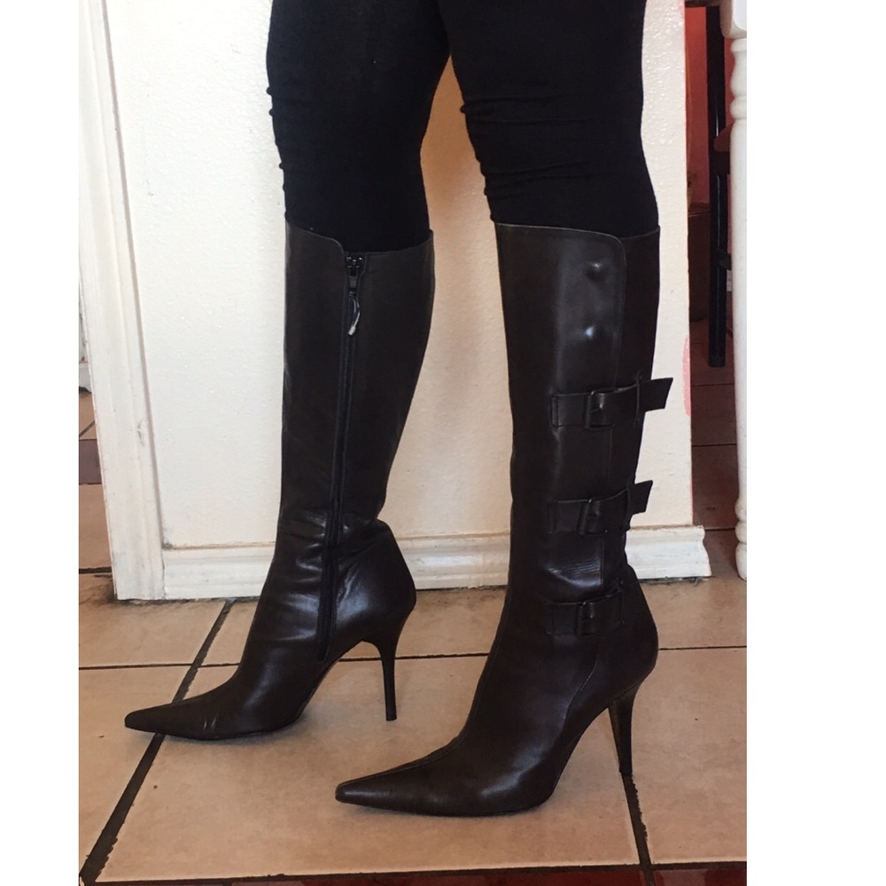 Charles David heeled boots